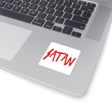 Satan Square Stickers