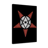 Unicursal Hexagram - Pentagram - Thelema - Canvas Gallery Wraps
