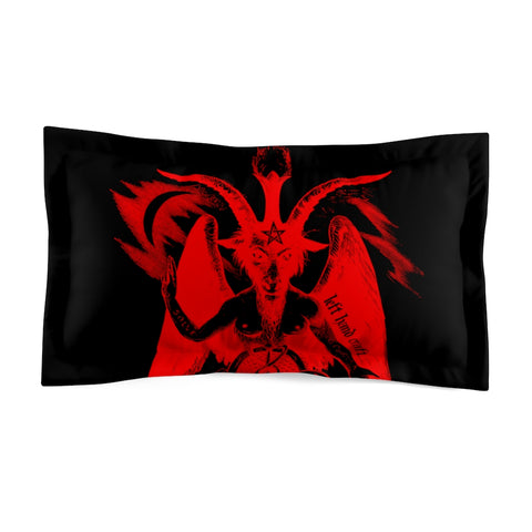 Baphomet Red - Pillow Case - Microfiber Pillow Sham