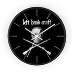 Left Hand Craft Crossed Muskets Wall Clock