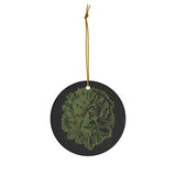 Green Man Ceramic Ornaments