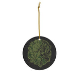 Green Man Ceramic Ornaments