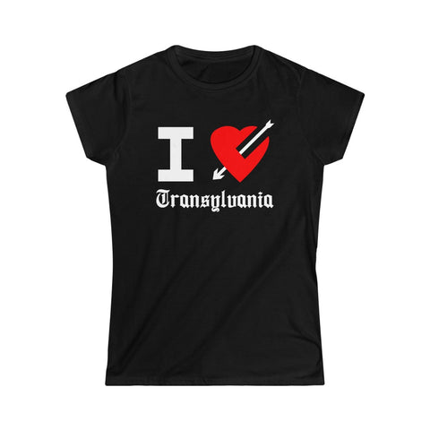 I Love Transylvania Women's Softstyle Tee