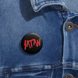 Satan Logo Pin Buttons