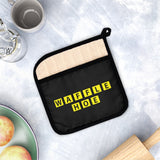 Waffle Hoe Pot Holder with Pocket