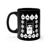Hail Santa Black Christmas Coffee mug 11oz