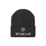 Left Hand Craft Pentagram Knit Beanie