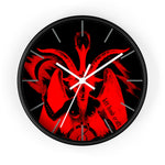 Baphomet Red Wall Clock