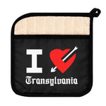 I Love Transylvania Pot Holder with Pocket