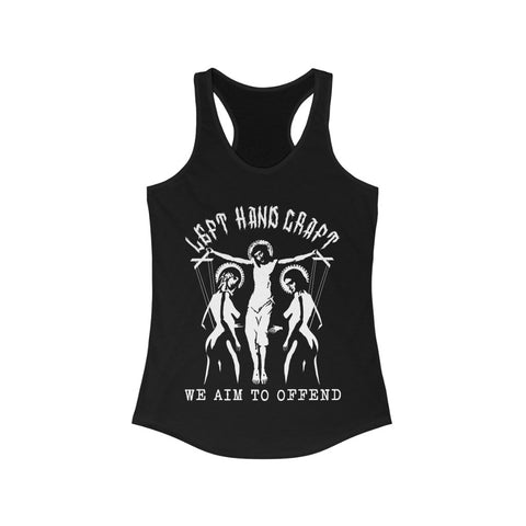 We Aim To Offend - Racerback Tank