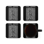 Hail Satan Live Deliciously - 4pc Coaster Set