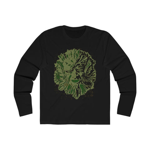 Green Man - Men's Long Sleeve Crew Tee