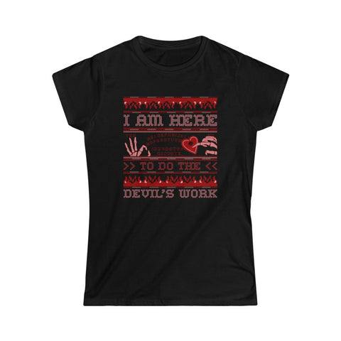 Devil's Work Holiday Women's Softstyle Tee