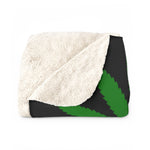 Cannabis Leaf - Sherpa Fleece Blanket