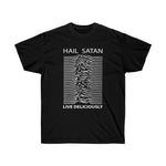 Hail Satan Live Deliciously - Unisex Ultra Cotton Tee