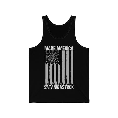 Make America Satanic As Fuck Jersey Tank
