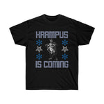 Krampus Is Coming - Ugly Christmas Sweater Style Unisex Ultra Cotton Tee