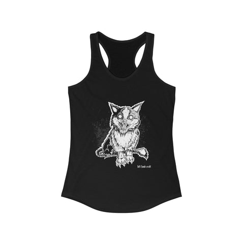 Demonicat Women's Ideal Racerback Tank - lefthandcraft