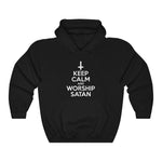 Keep Calm and Worship Satan - Pullover Hoodie
