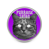 Purraise Satan Metal Pin - lefthandcraft