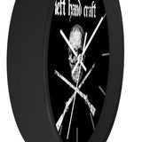 Left Hand Craft Crossed Muskets Wall Clock