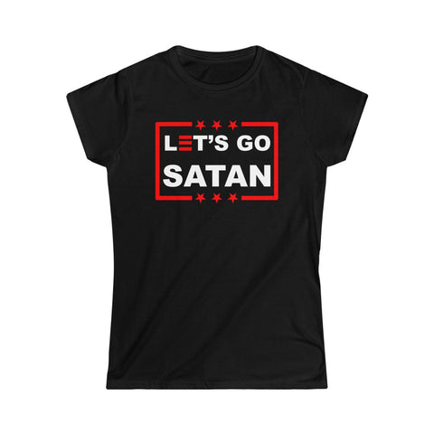 Let's Go Satan - Women's Softstyle Tee