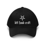 Left Hand Craft Pentagram Satanic Twill Hat - lefthandcraft