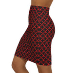 Baphomet Checkered Mini Skirt