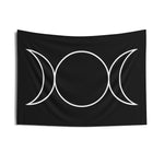 Triple Moon Goddess Wall Tapestries