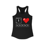 I Love Boobs - Racerback Tank