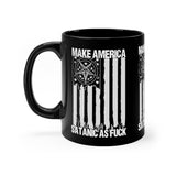 Make America Satanic - Black mug 11oz