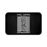Hail Satan Live Deliciously - Bath Mat