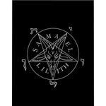 Sigil of Baphomet - Samael Lilith - Microfiber Duvet Cover