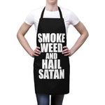 Smoke Weed and Hail Satan Apron