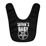 Satan's Baby Fleece Baby Bib
