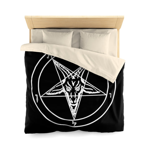 Sigil of Baphomet Classic - Microfiber Duvet Cover