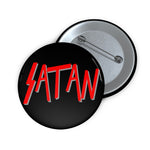 Satan Logo Pin Buttons