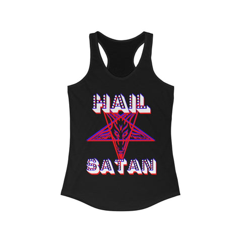 Retro Hail Satan - Racerback Tank