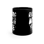 Resting Witch Face black coffee mug 11oz