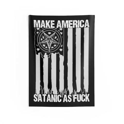 Make America Satanic As Fuck Wall Tapestries