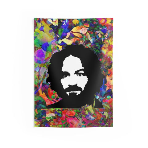 Charles Manson Psychedelic Wall Tapestries