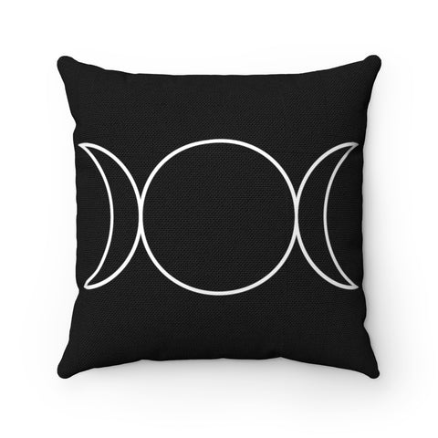 Triple Moon Goddess - Spun Polyester Square Pillow Case