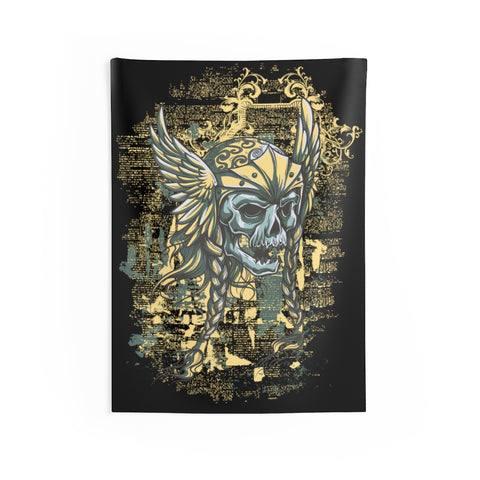 Viking Skull Wall Tapestries