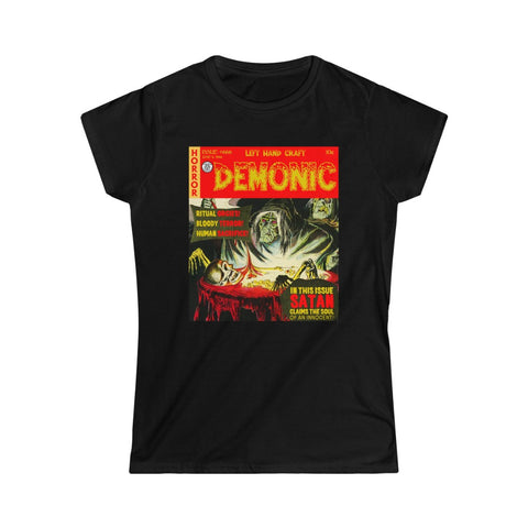 Demonic Comic Style Women's Softstyle Tee