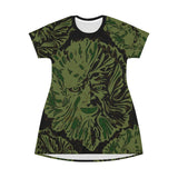 Green Man T-Shirt Dress