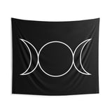 Triple Moon Goddess Wall Tapestries
