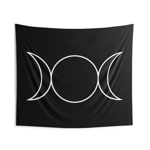 Triple Moon Goddess Wall Tapestries