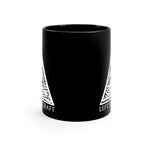 All Seeing Eye Left Hand Craft Illuminati black coffee mug 11oz