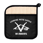 Cooking With Satan Pot Holder with Pocket