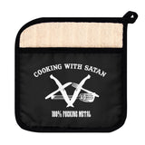 Cooking With Satan Pot Holder with Pocket